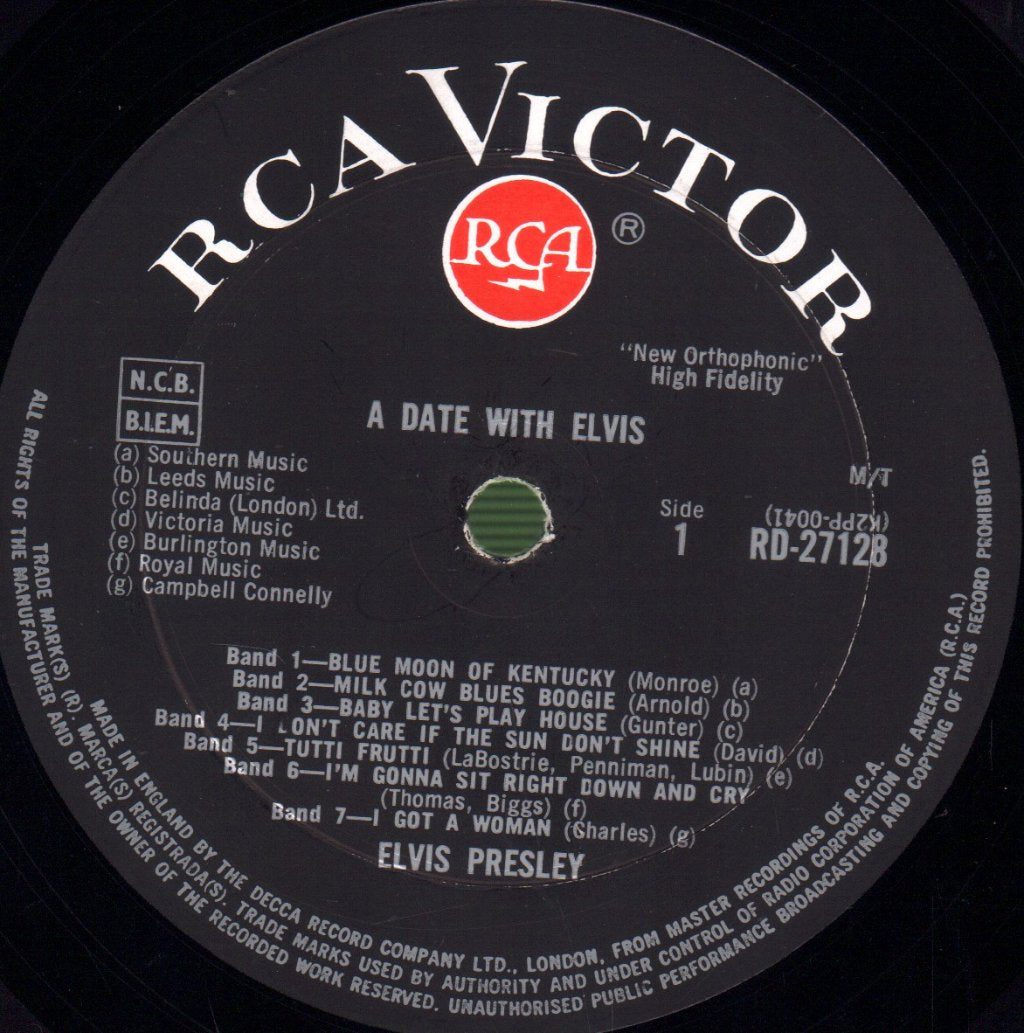 Elvis Presley - A Date With Elvis - Lp