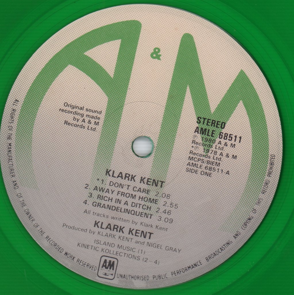 Klark Kent - Klark Kent - 10 Inch