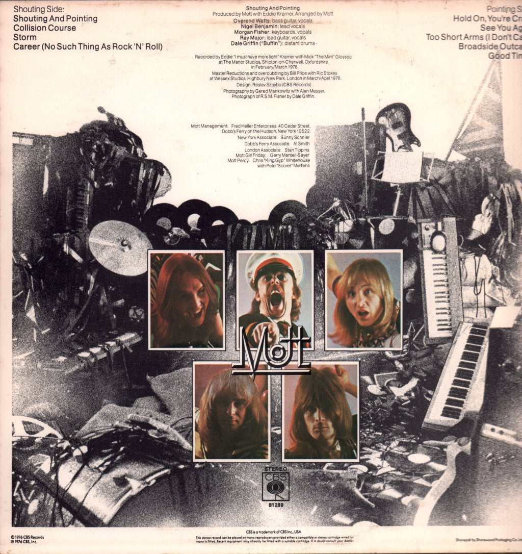 Mott - Shouting And Pointing - Lp
