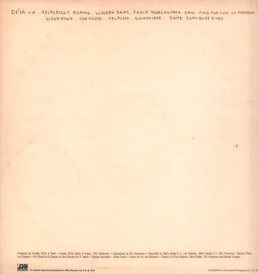 Crosby Stills Nash And Young - So Far - Lp