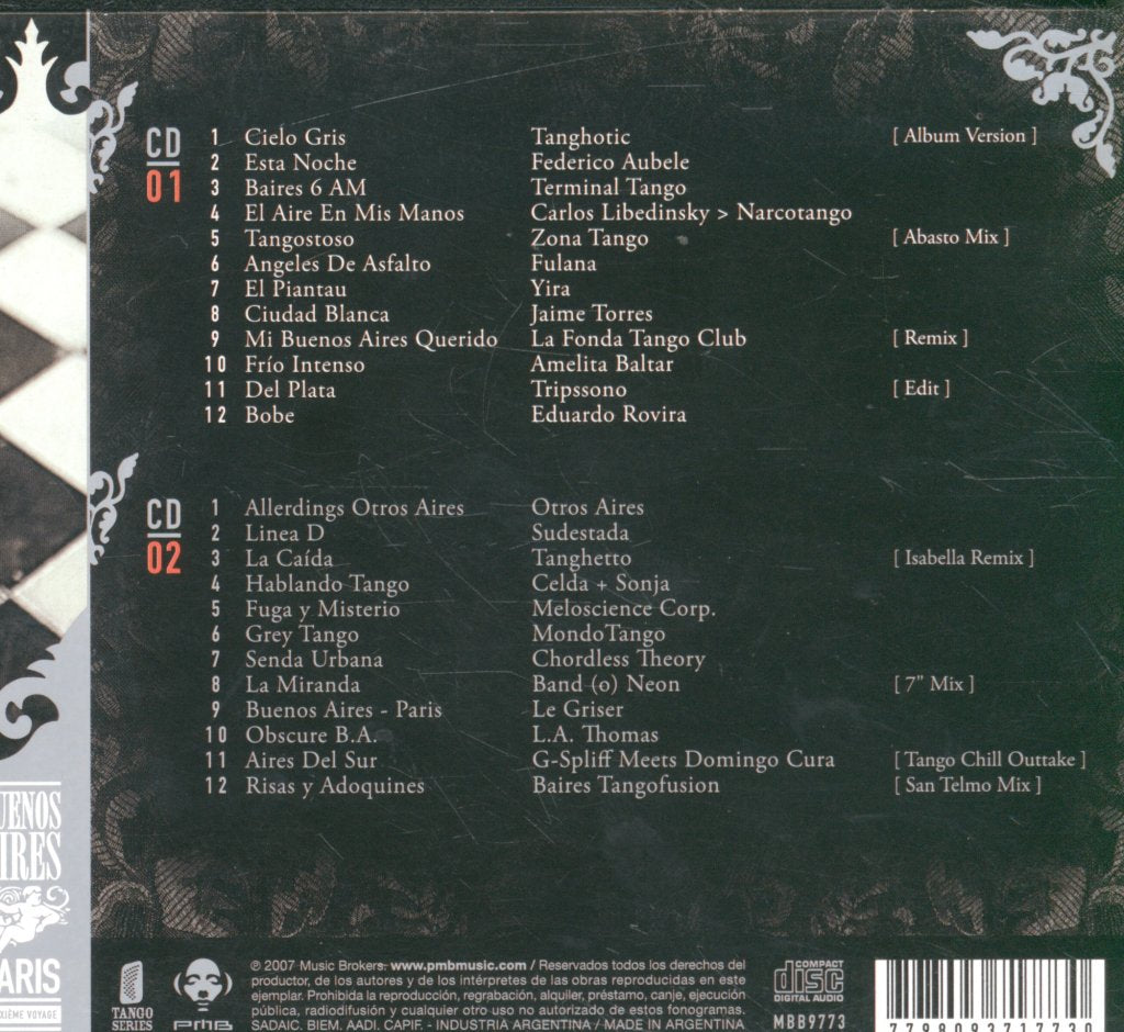Various Artists - Buenos Aires - Paris.2 - The Electronic Tango Anthology - Double Cd