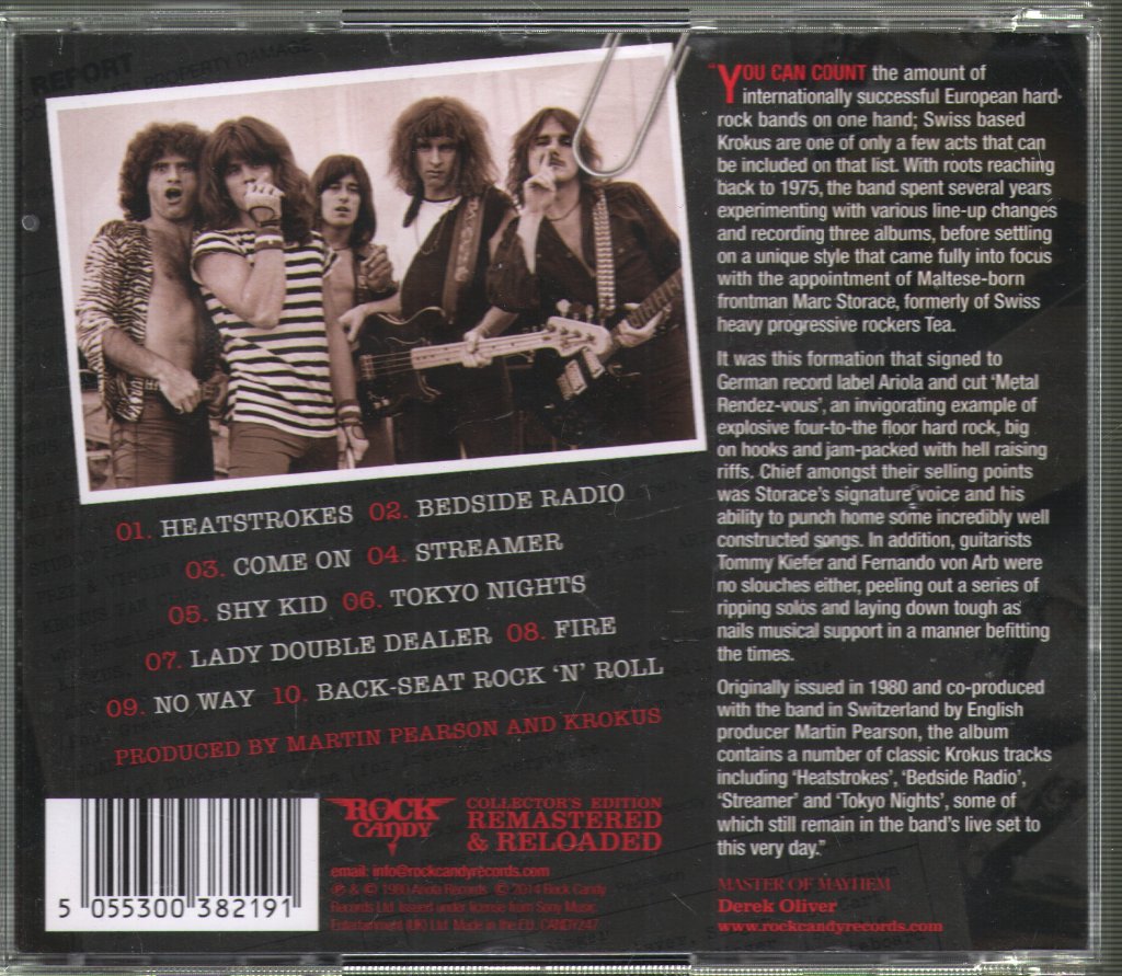 Krokus - Metal Rendez-vous - Cd