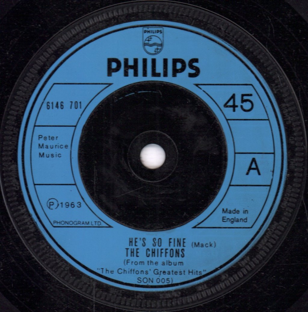 Chiffons - He's So Fine - 7 Inch