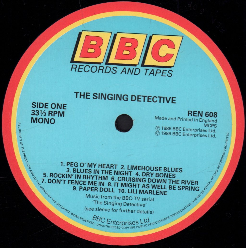 Various Artists - singing detective Music From The Bbc Tv Serial - Lp