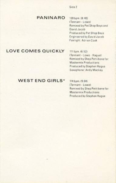 Pet Shop Boys - Disco - Cassette