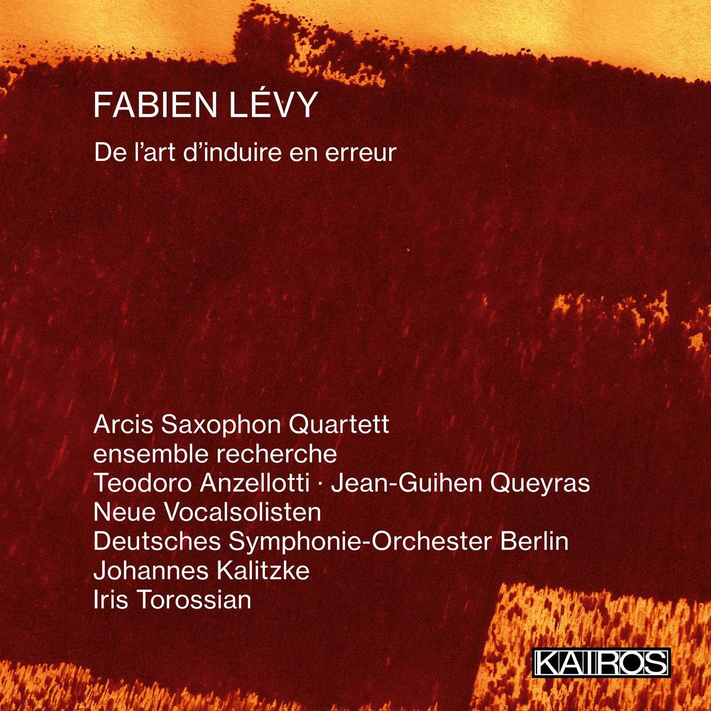 Various Artists - Fabien Levy: de L'art D'induire En Erreur - Cd