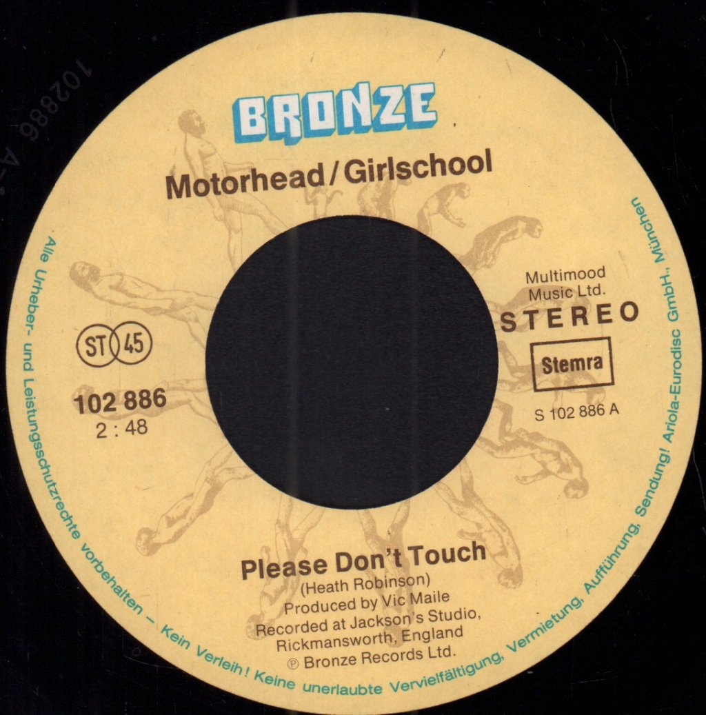 Motorhead And Girlschool - Please Don't Touch - 7 Inch
