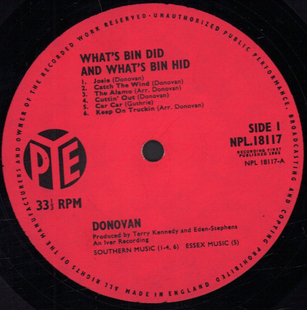Donovan - What's Bin Did And What's Bin Hid - Lp