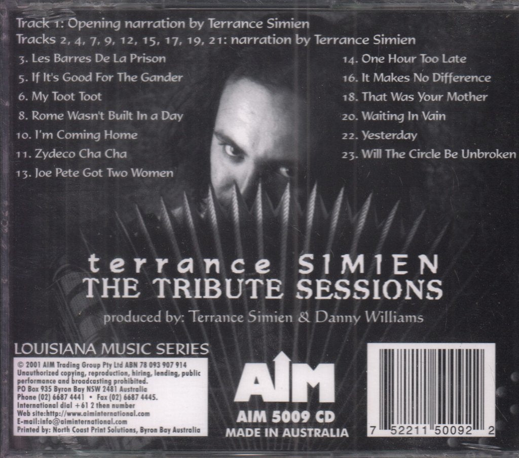Terrance Simien - Tribute Sessions - Cd