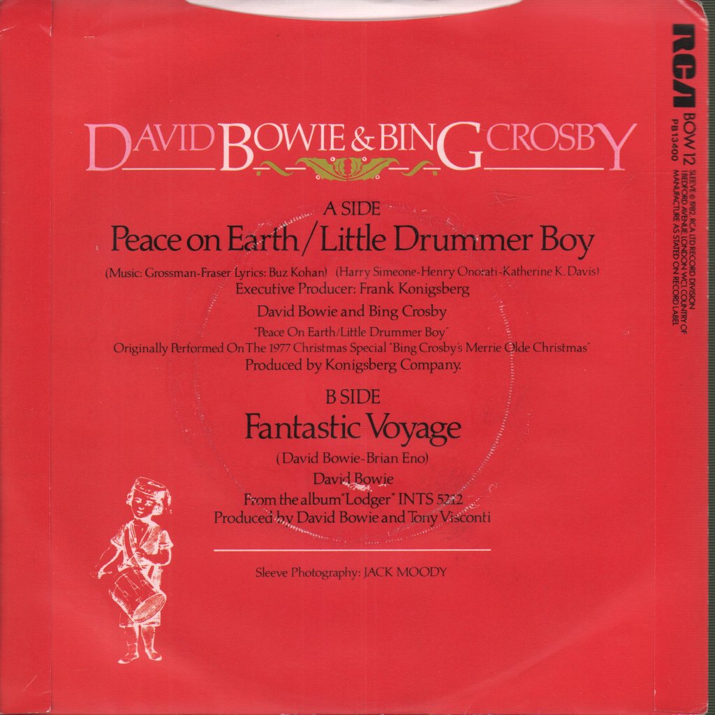 David Bowie - Peace On Earth / Little Drummer Boy - 7 Inch