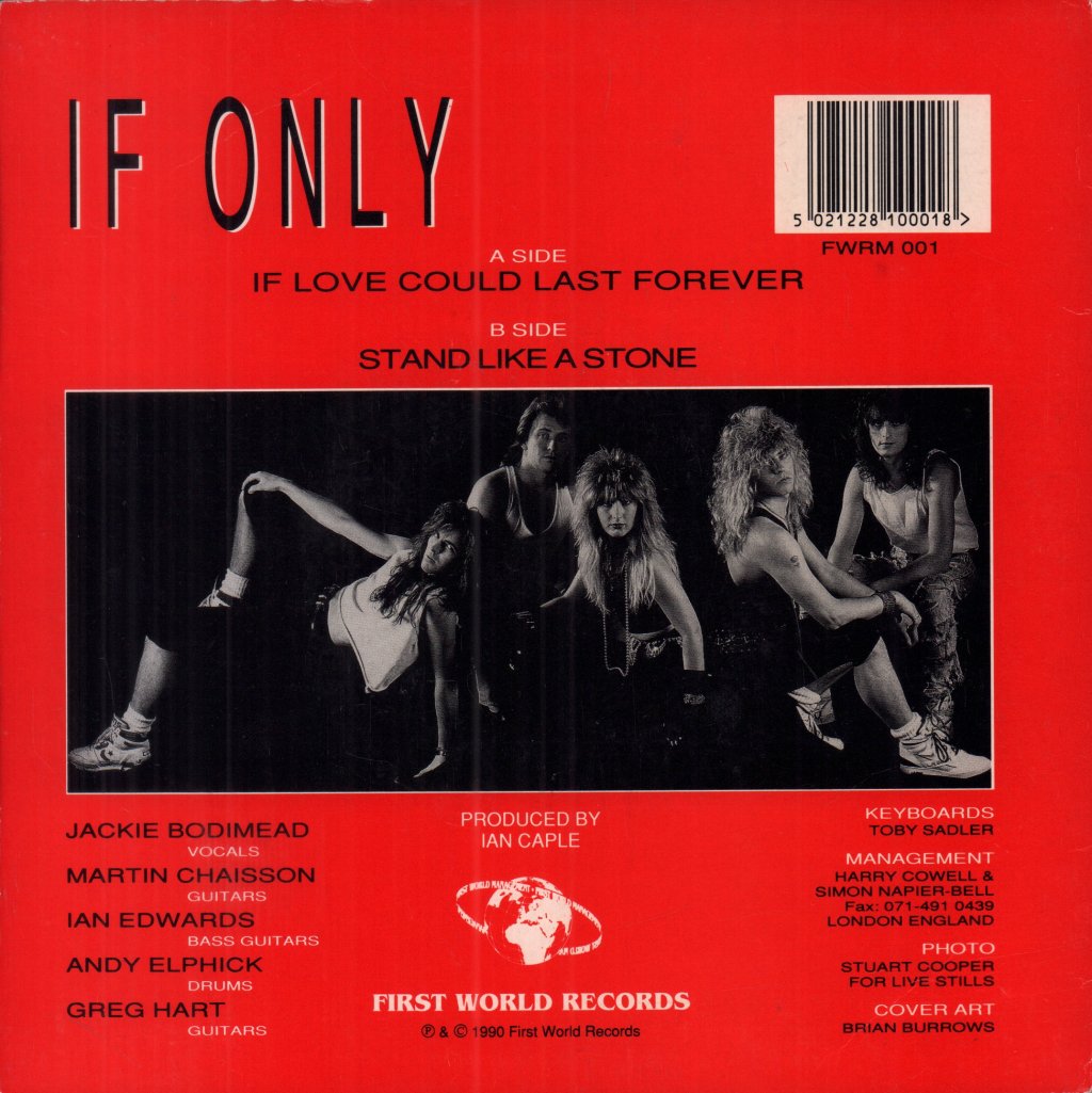 If Only - If Love Could Last Forever - 7 Inch