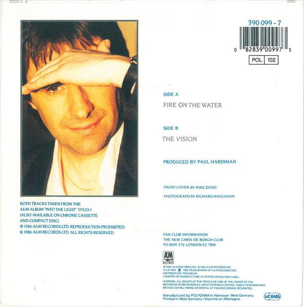 Chris De Burgh - Fire On The Water - 7 Inch