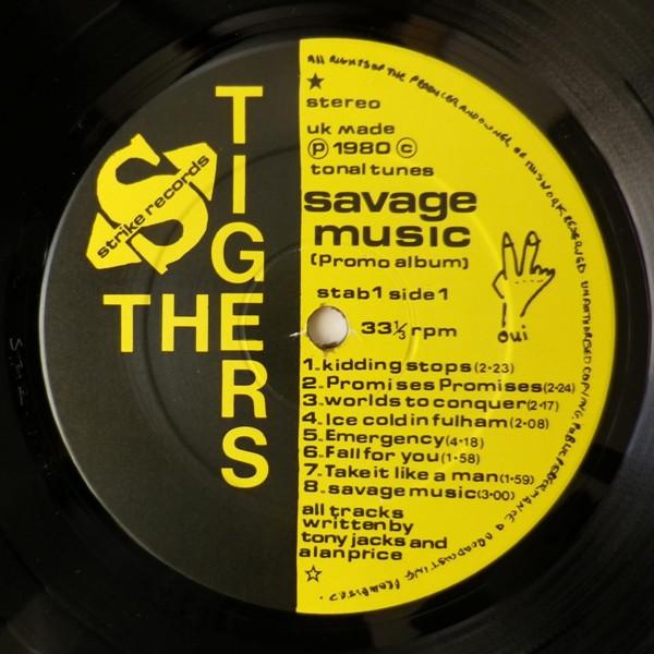 Tigers (New Wave/Power Pop) - Savage Music - Lp
