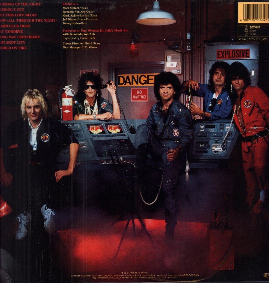 Krokus - Change Of Address - Lp