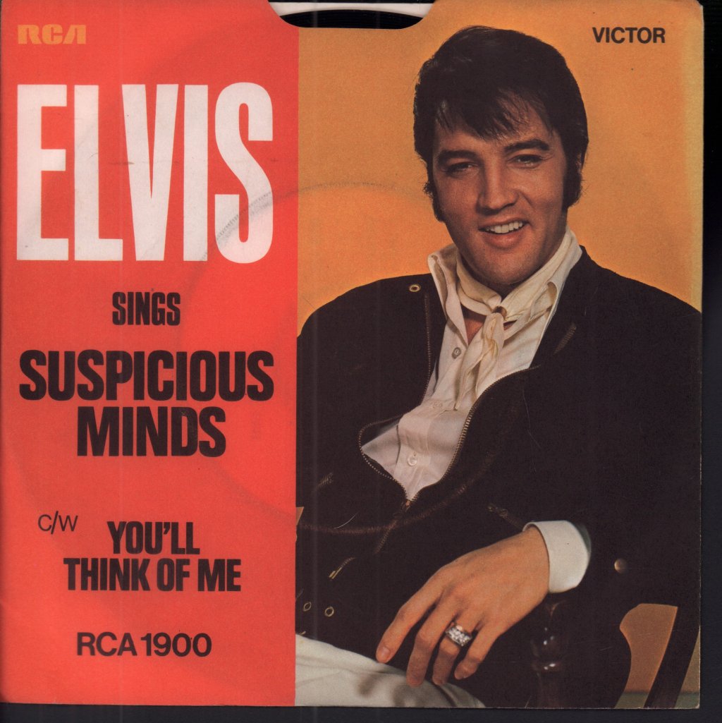 Elvis Presley - Suspicious Minds - 7 Inch