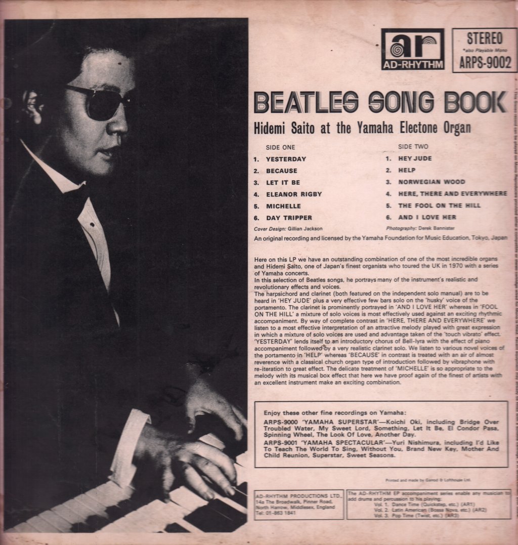 Hidemi Saito - Beatles Song Book - Lp