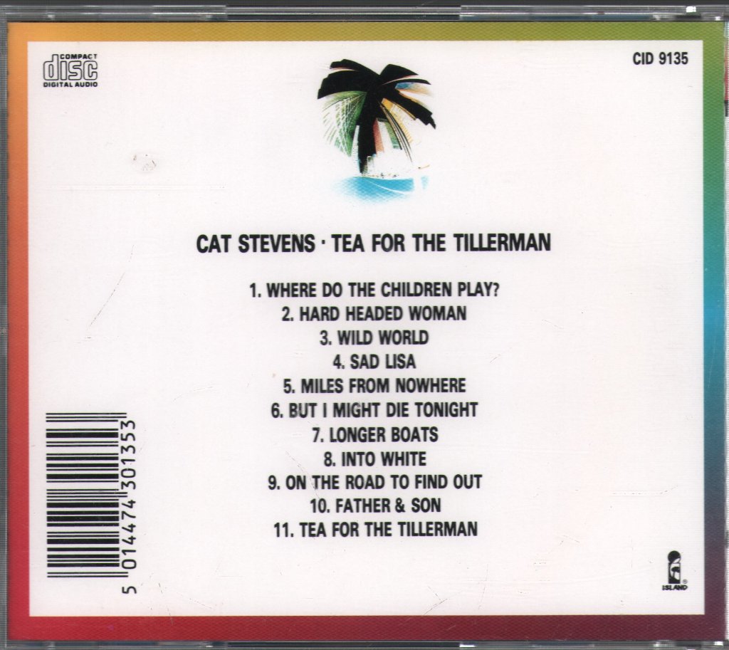 Cat Stevens - Tea For The Tillerman - Cd