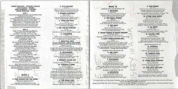 Metallica - Garage Inc. - Double Cd