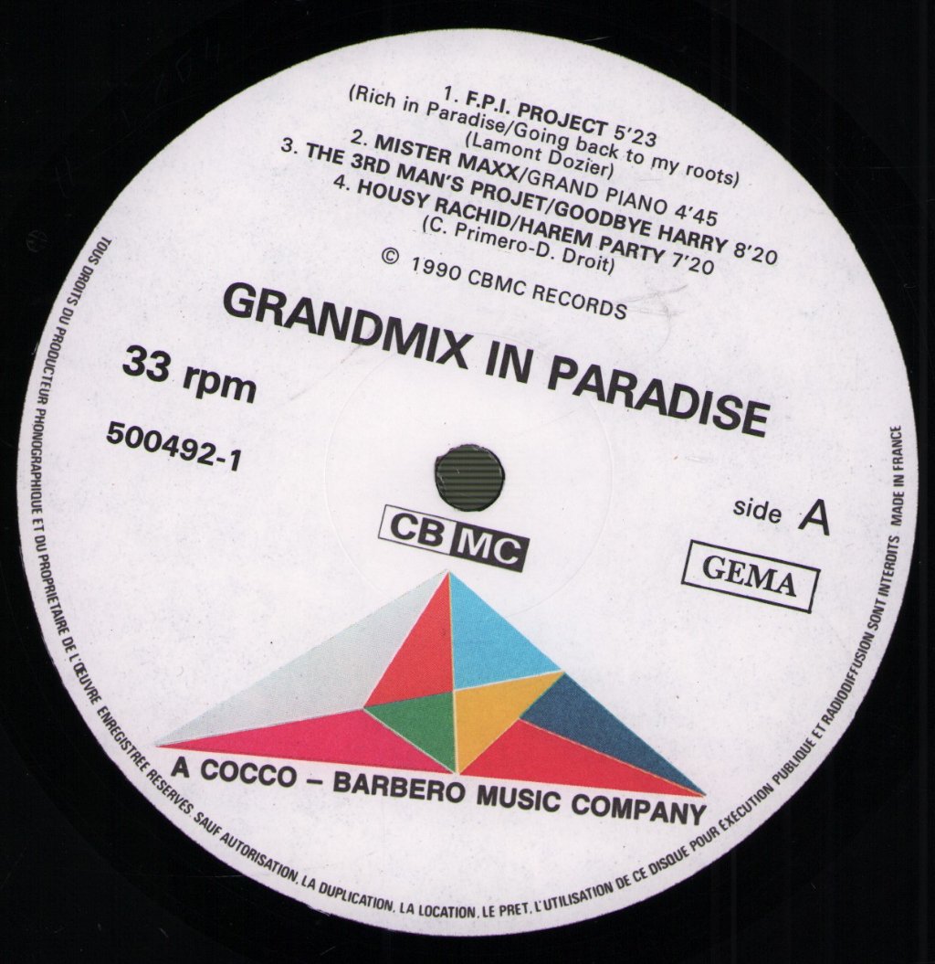 Various Artists - Grandmix In Paradise - Lp