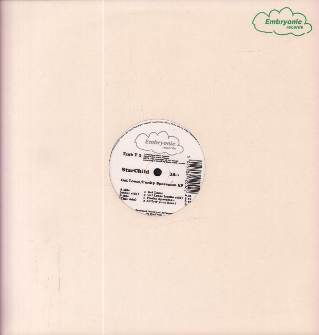 star child - Get Loose/Funky Spaceman EP - 12 Inch
