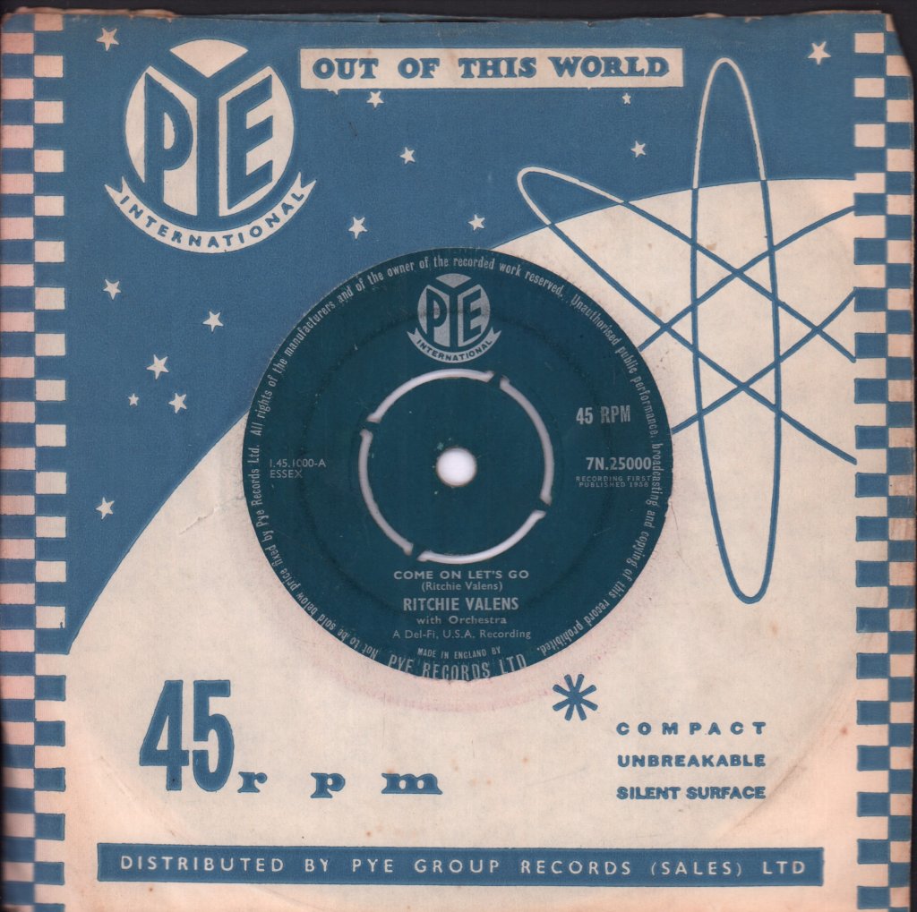 Ritchie Valens - Come On Let's Go - 7 Inch