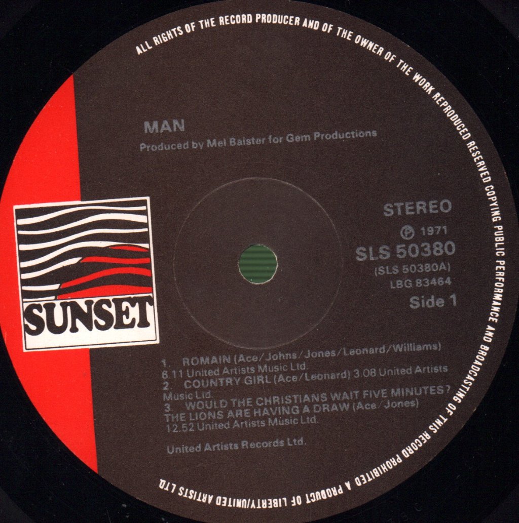Man - 1970 - Lp