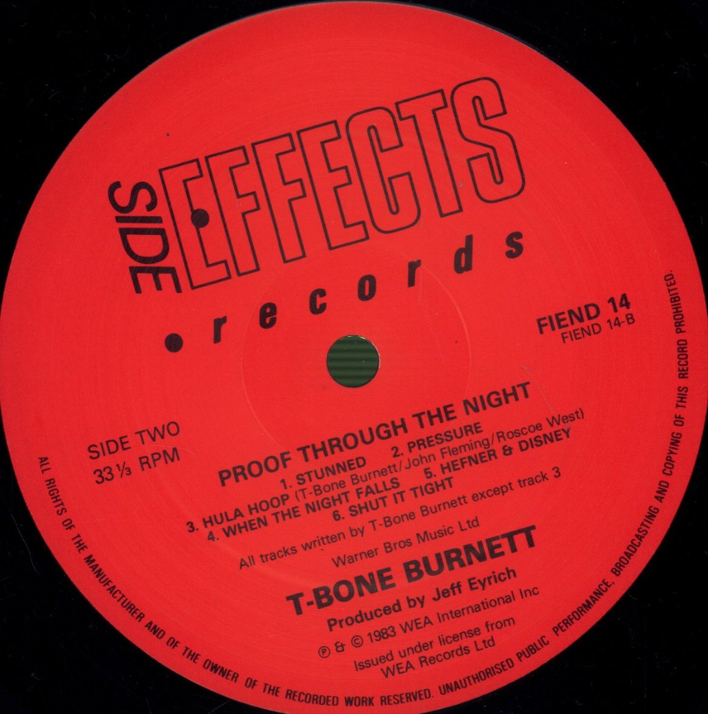 T-Bone Burnett - Proof Through The Night - Lp