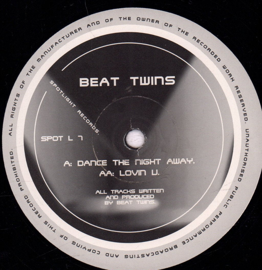 Beat Twins - Dance The Night Away - 12 Inch
