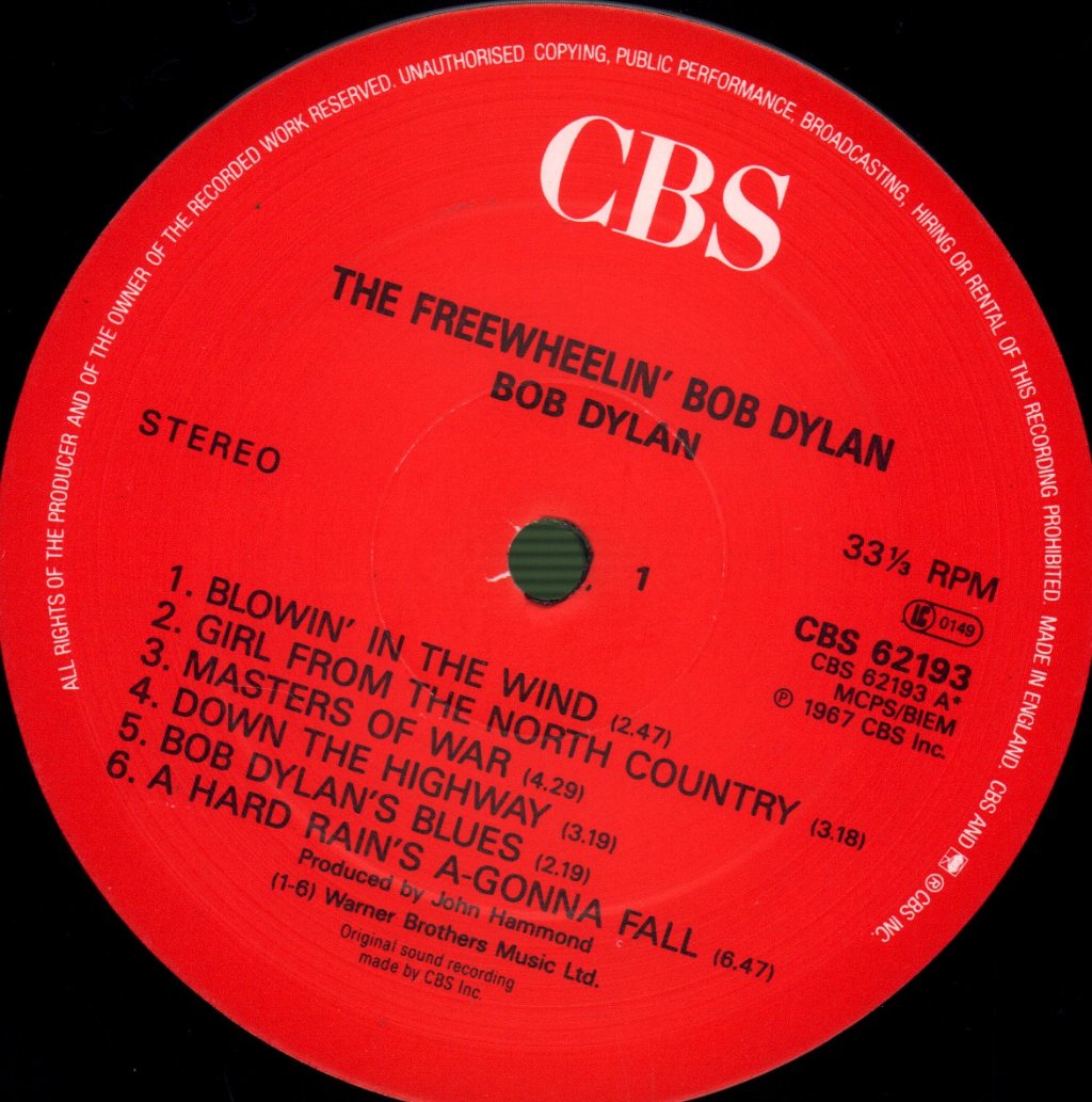 Bob Dylan - Freewheelin' - Lp