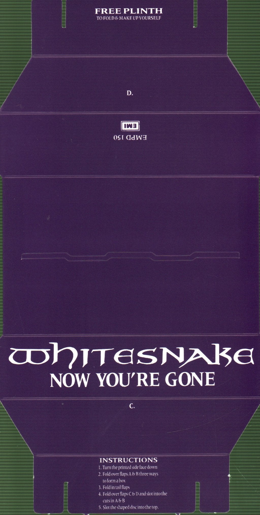 Whitesnake - Now You're Gone - 7 Inch
