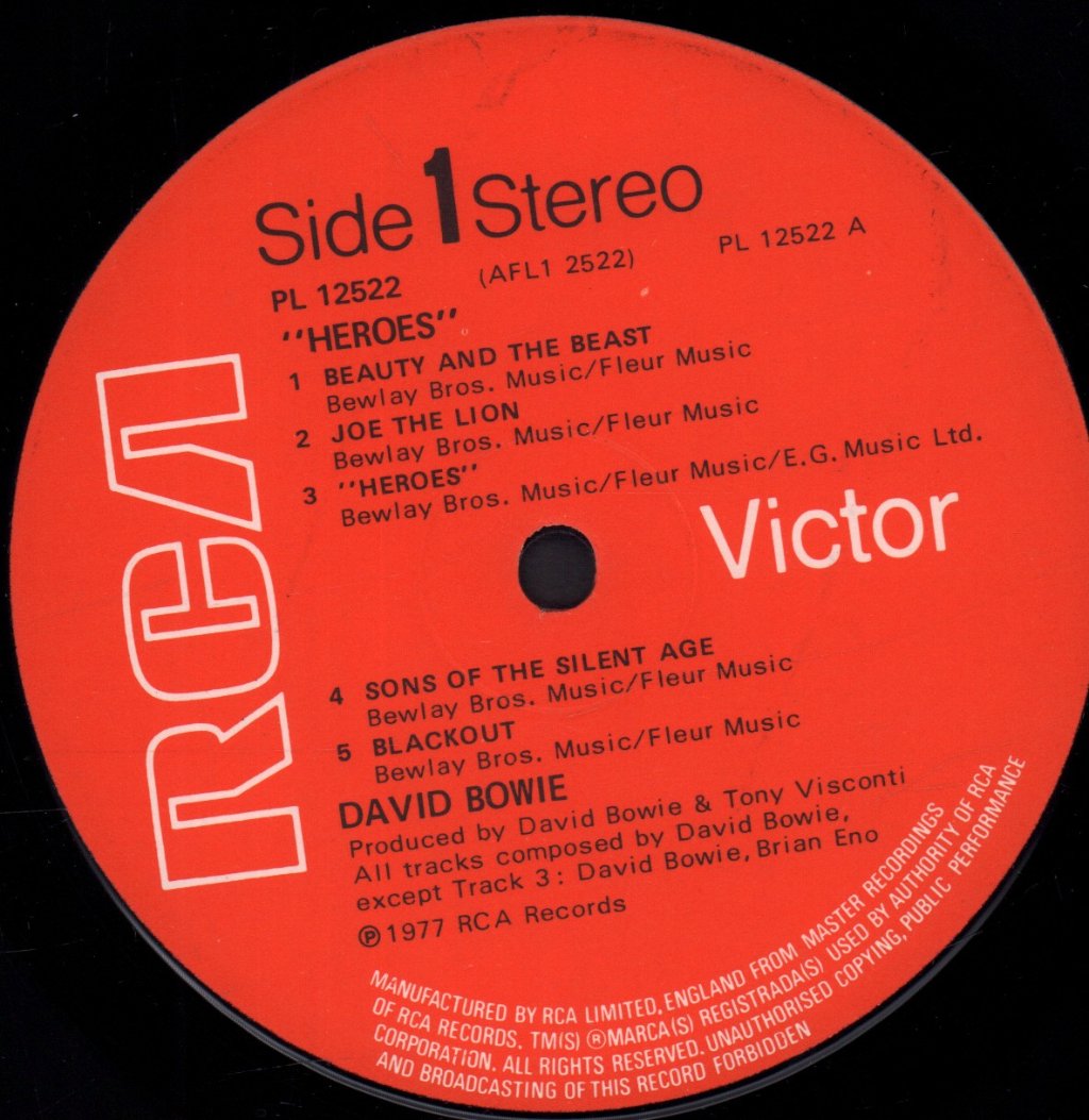 David Bowie - Heroes - Lp