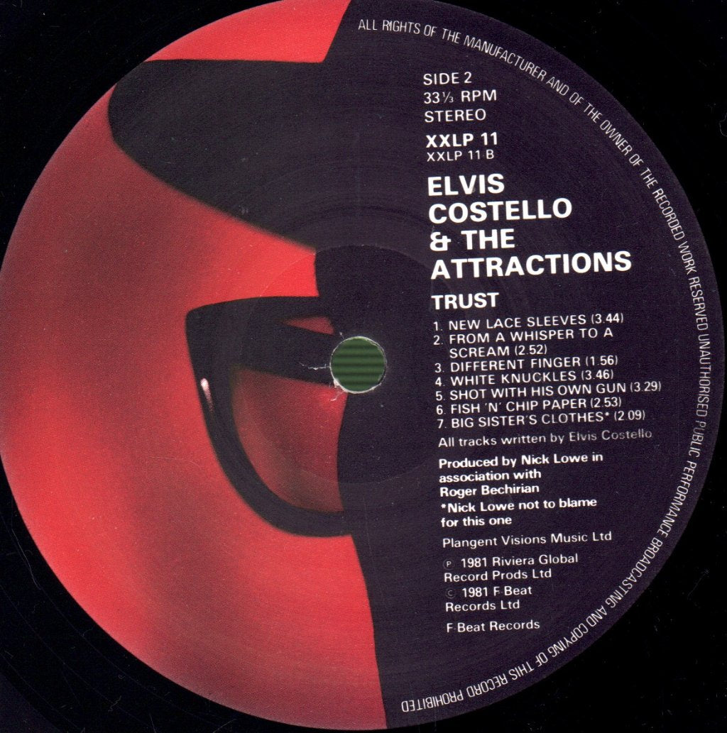 Elvis Costello And The Attractions - Trust - Lp