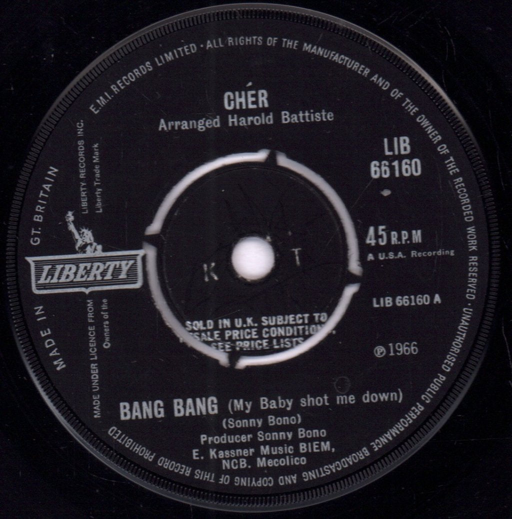Cher - Bang Bang - 7 Inch