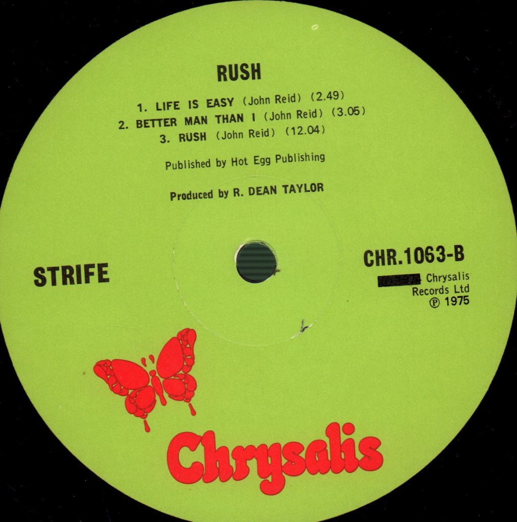 Strife (Rock) - Rush - Lp