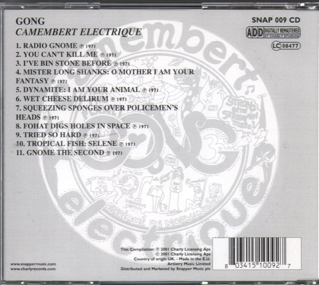 Gong - Camembert Electrique - Cd