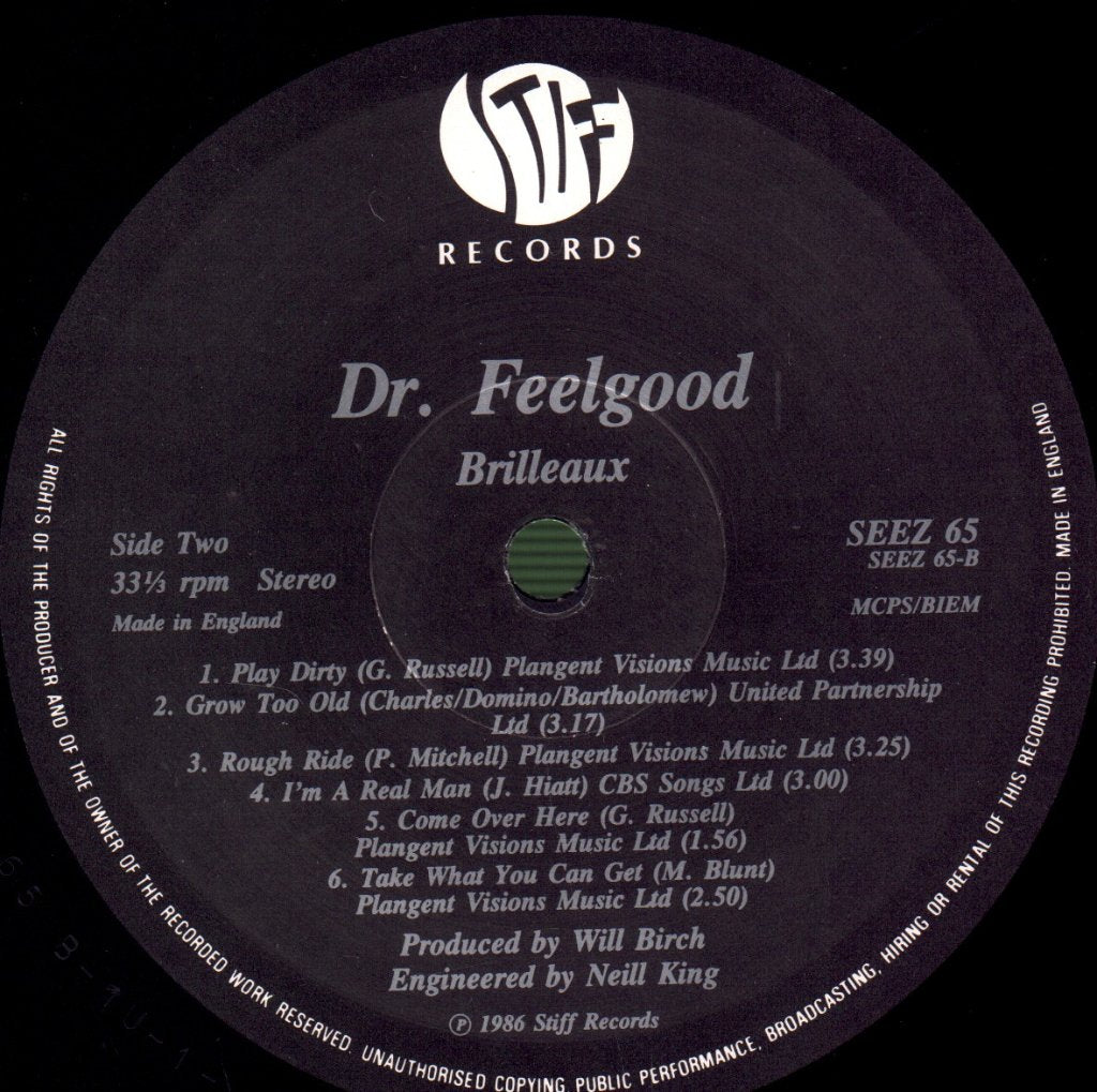 Dr. Feelgood - Brilleaux - Lp