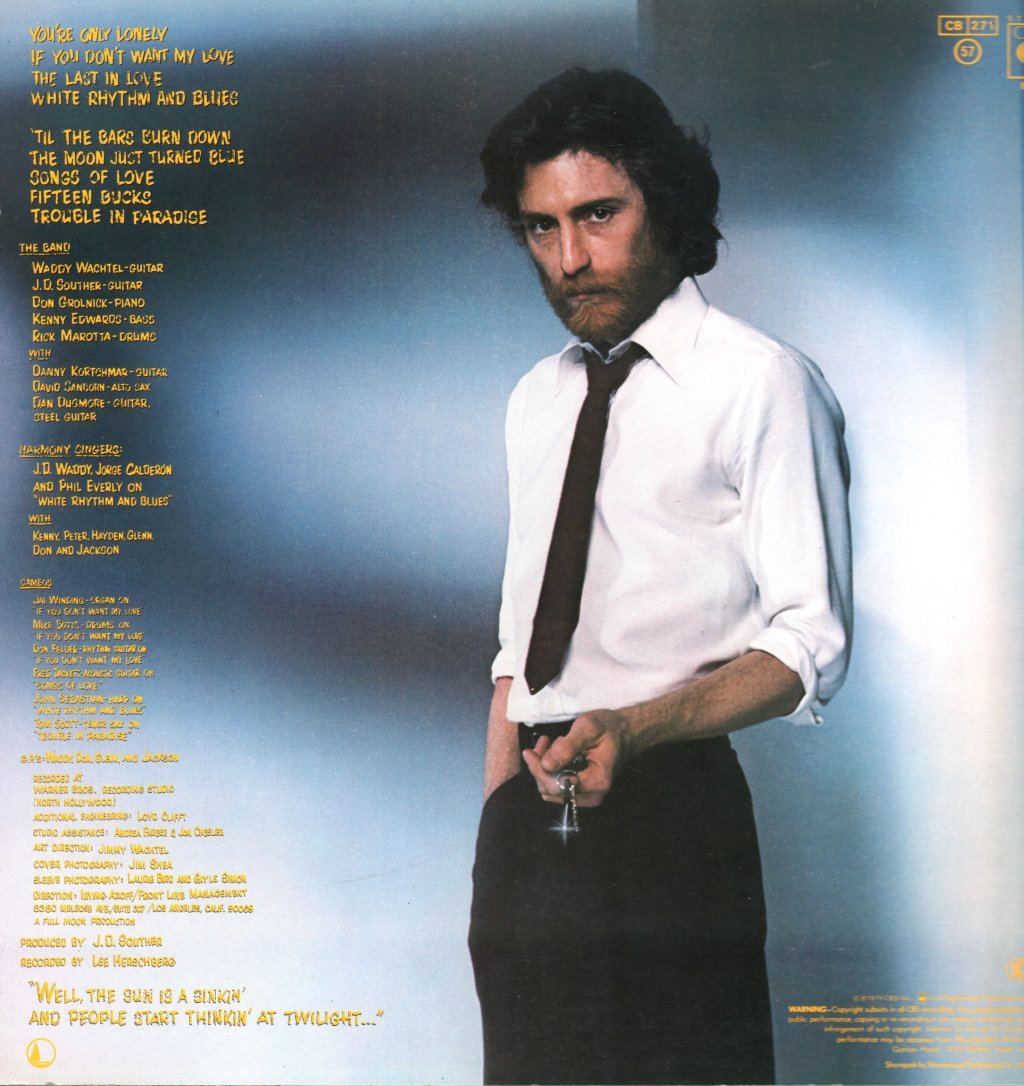 J D Souther - You're Only Lonely - Lp