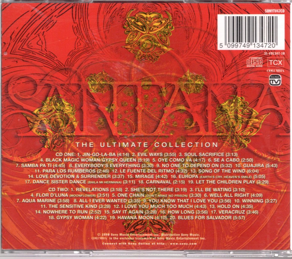 Santana - Ultimate Collection - Double Cd