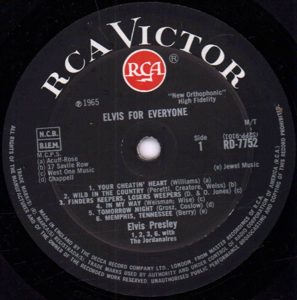 Elvis Presley - For Everyone - Lp