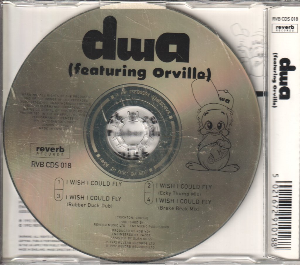 dwa featuring orville - I Wish I Could Fly - Cd