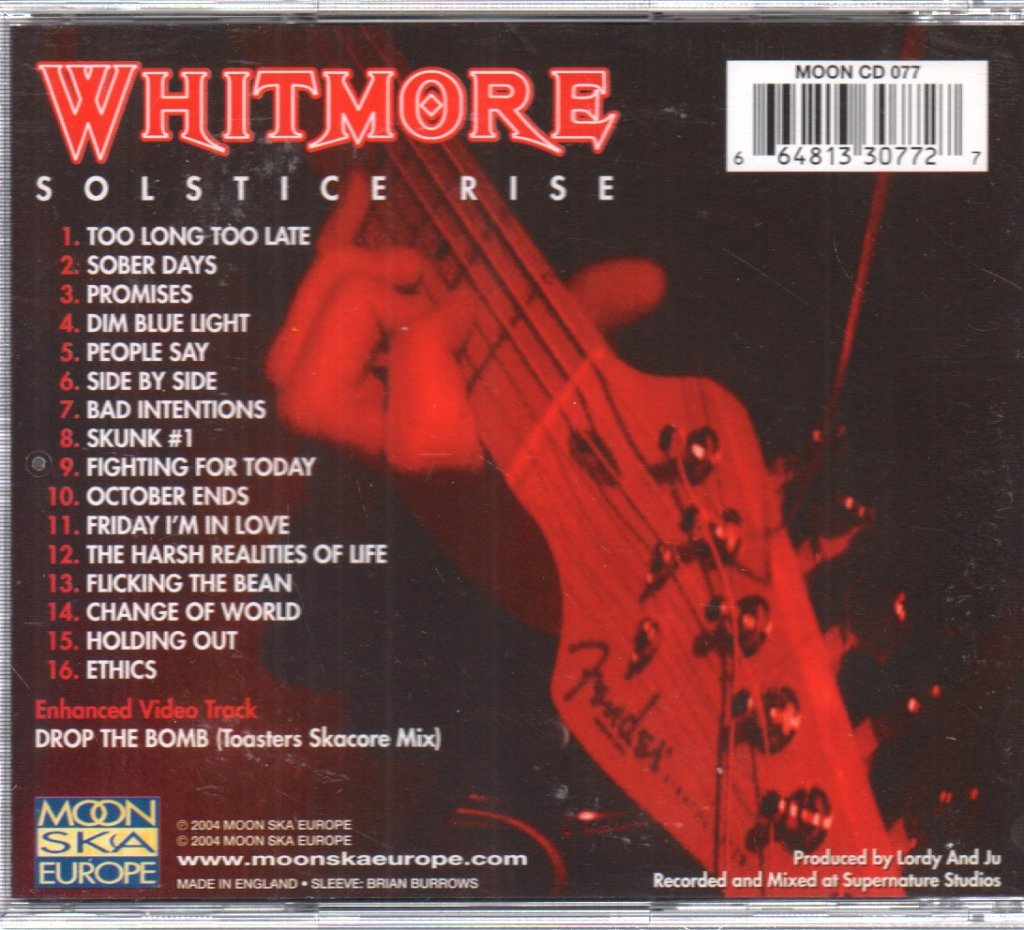 Whitmore - Solstice Rise - Cd