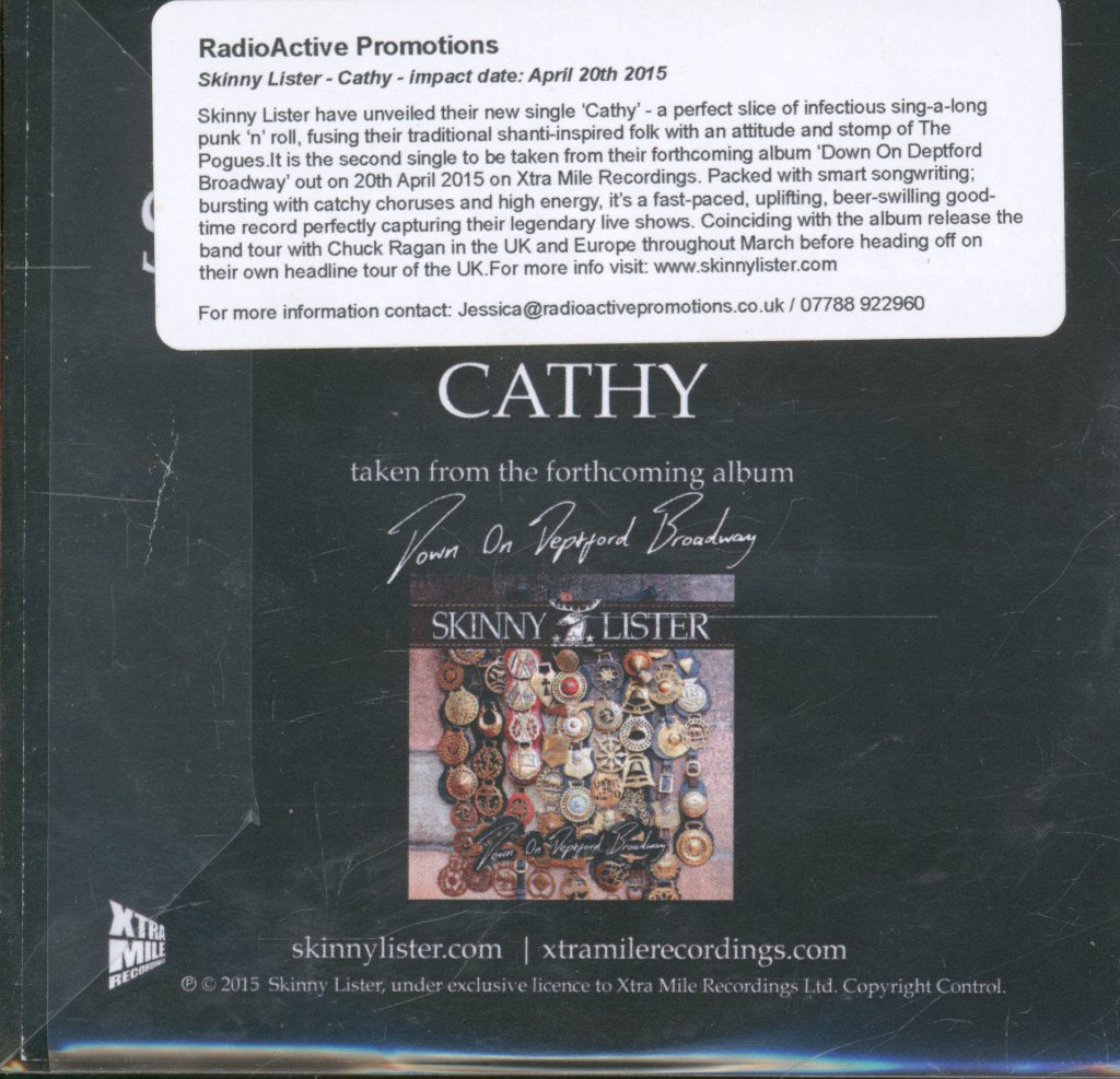 Skinny Lister - Cathy - Cdr