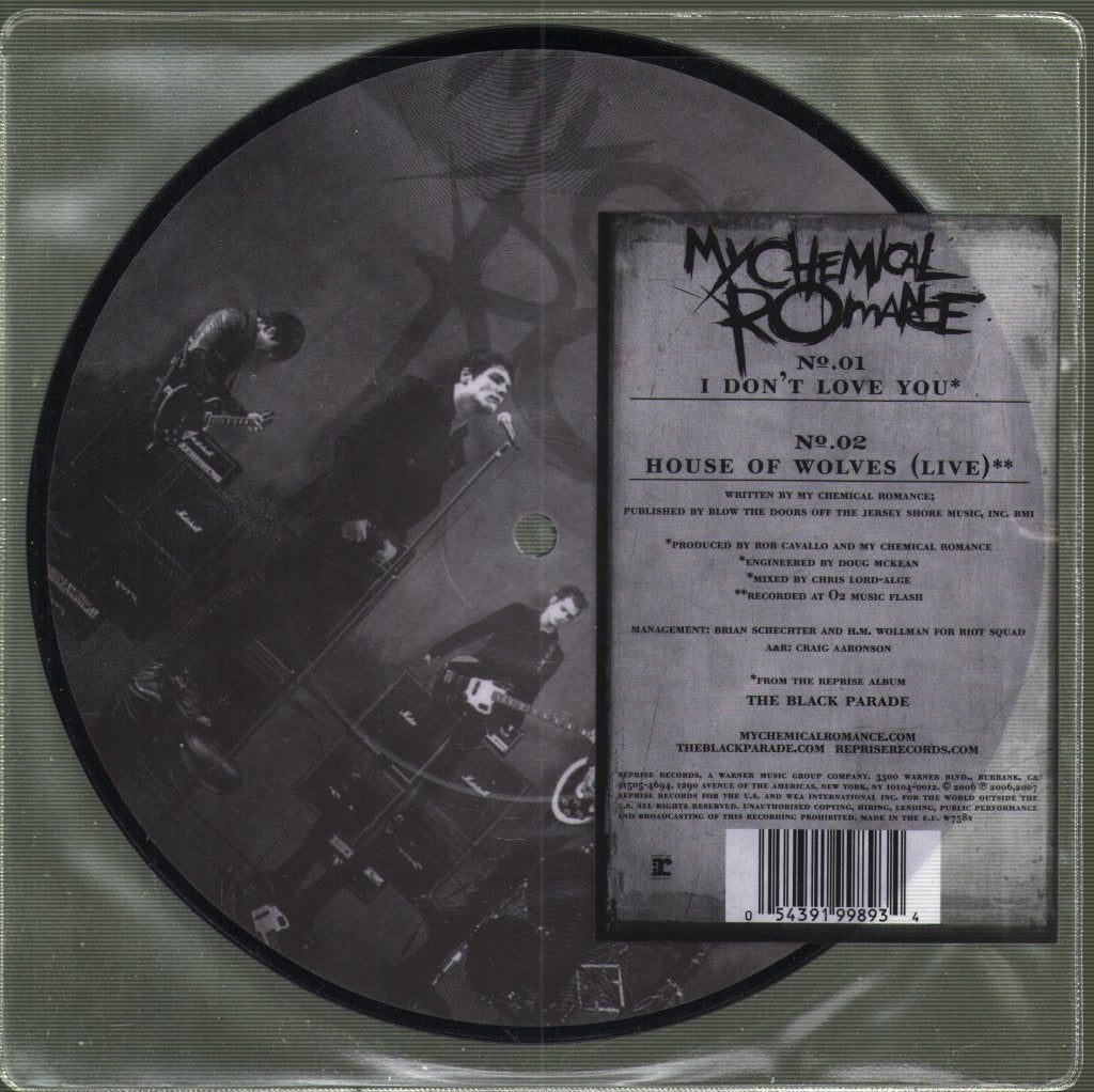 My Chemical Romance - I Don't Love You - 7 Inch