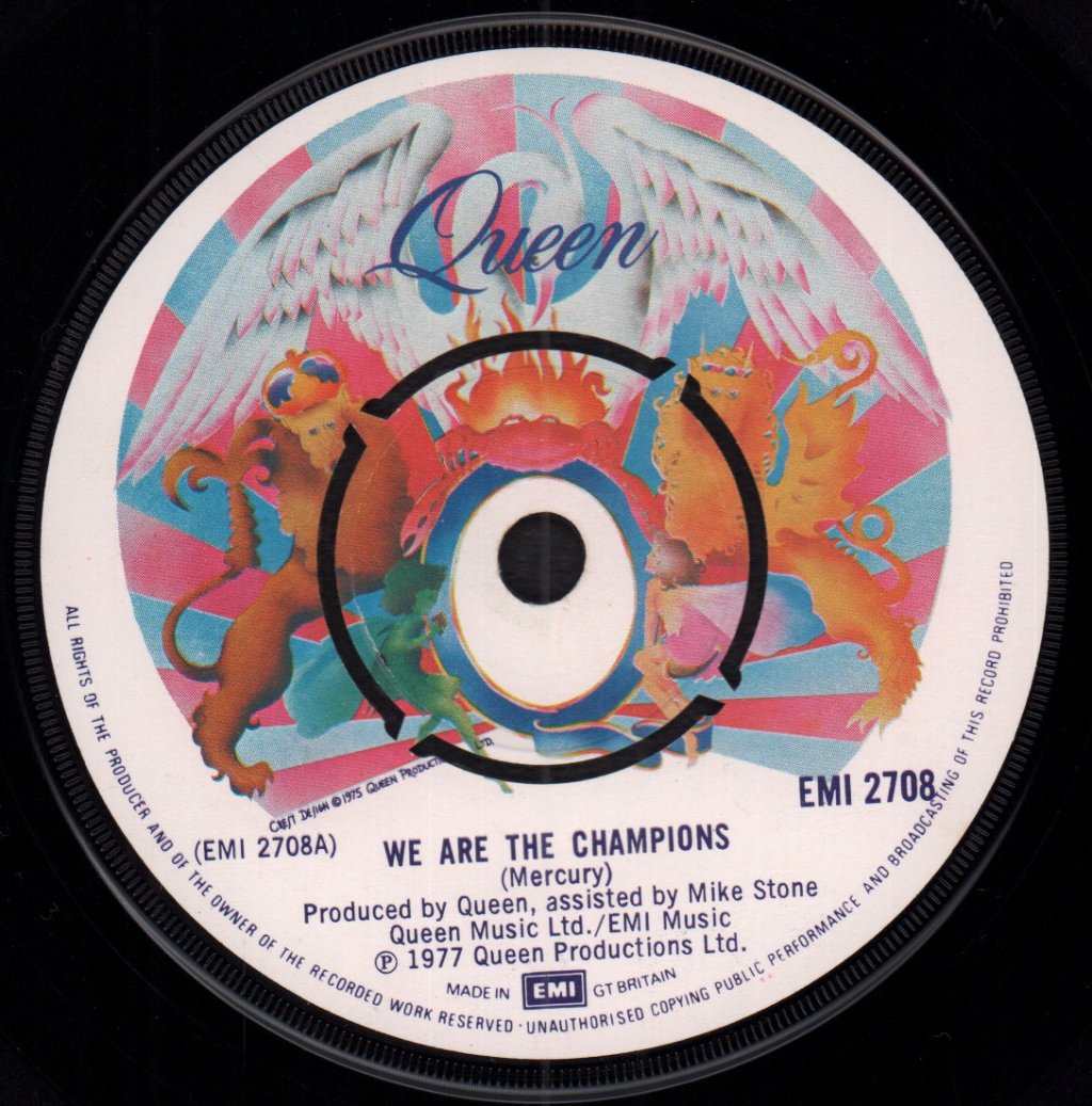 Queen - We Are The Champions - 7 Inch