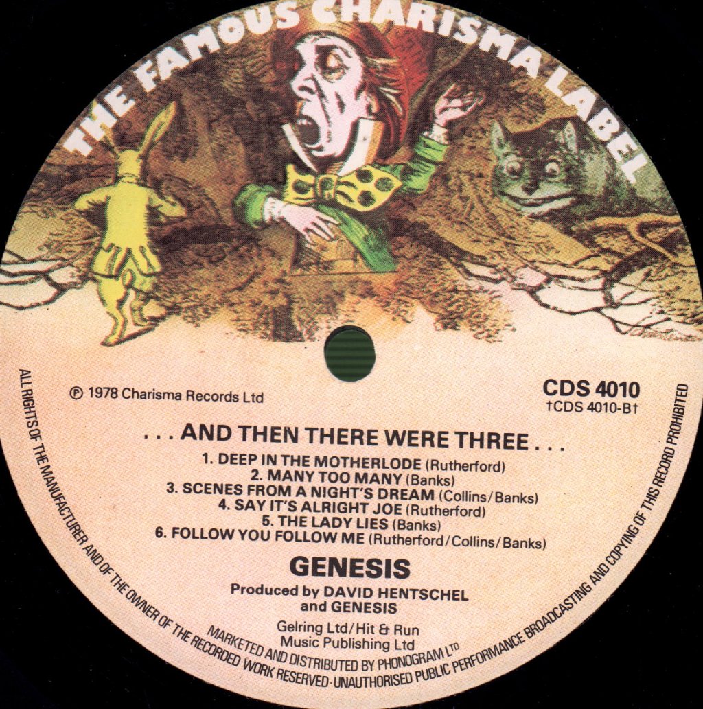 Genesis - And Then There Were Three - Lp