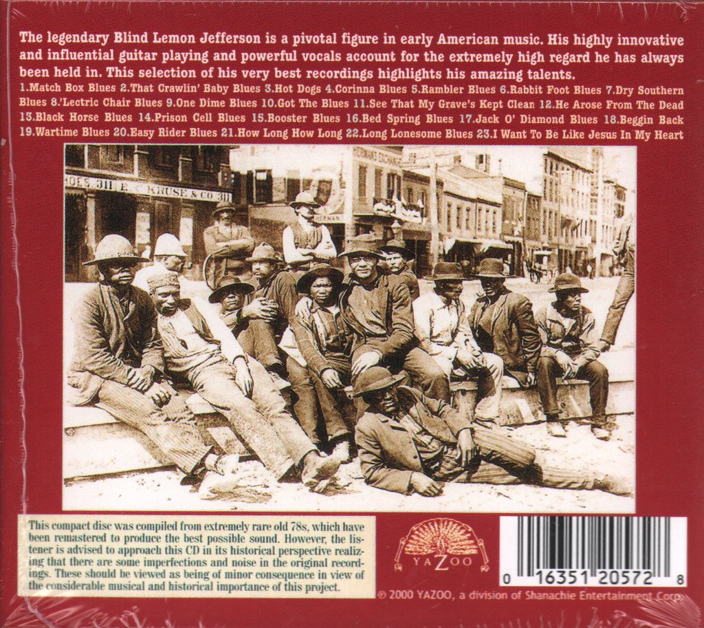 Blind Lemon Jefferson - Best Of Blind Lemon Jefferson - Cd