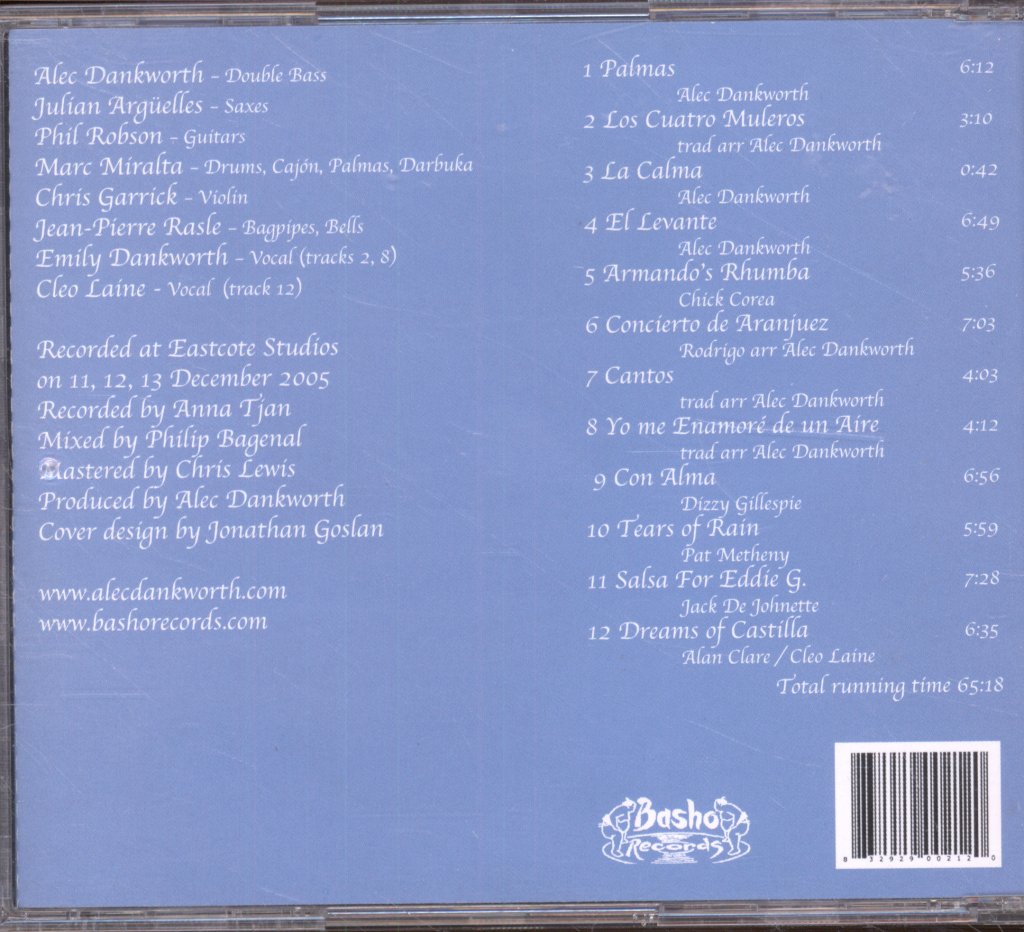 Alec Dankworth - Spanish Accents - Cd