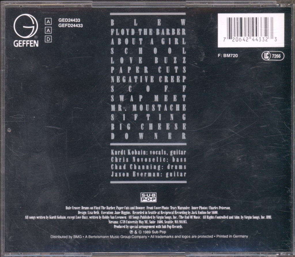 Nirvana - Bleach - Cd