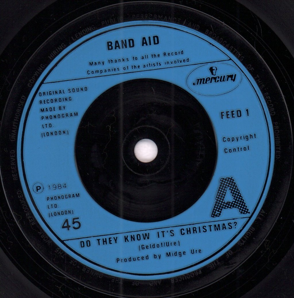 Band Aid - Do They Know It's Christmas - 7 Inch
