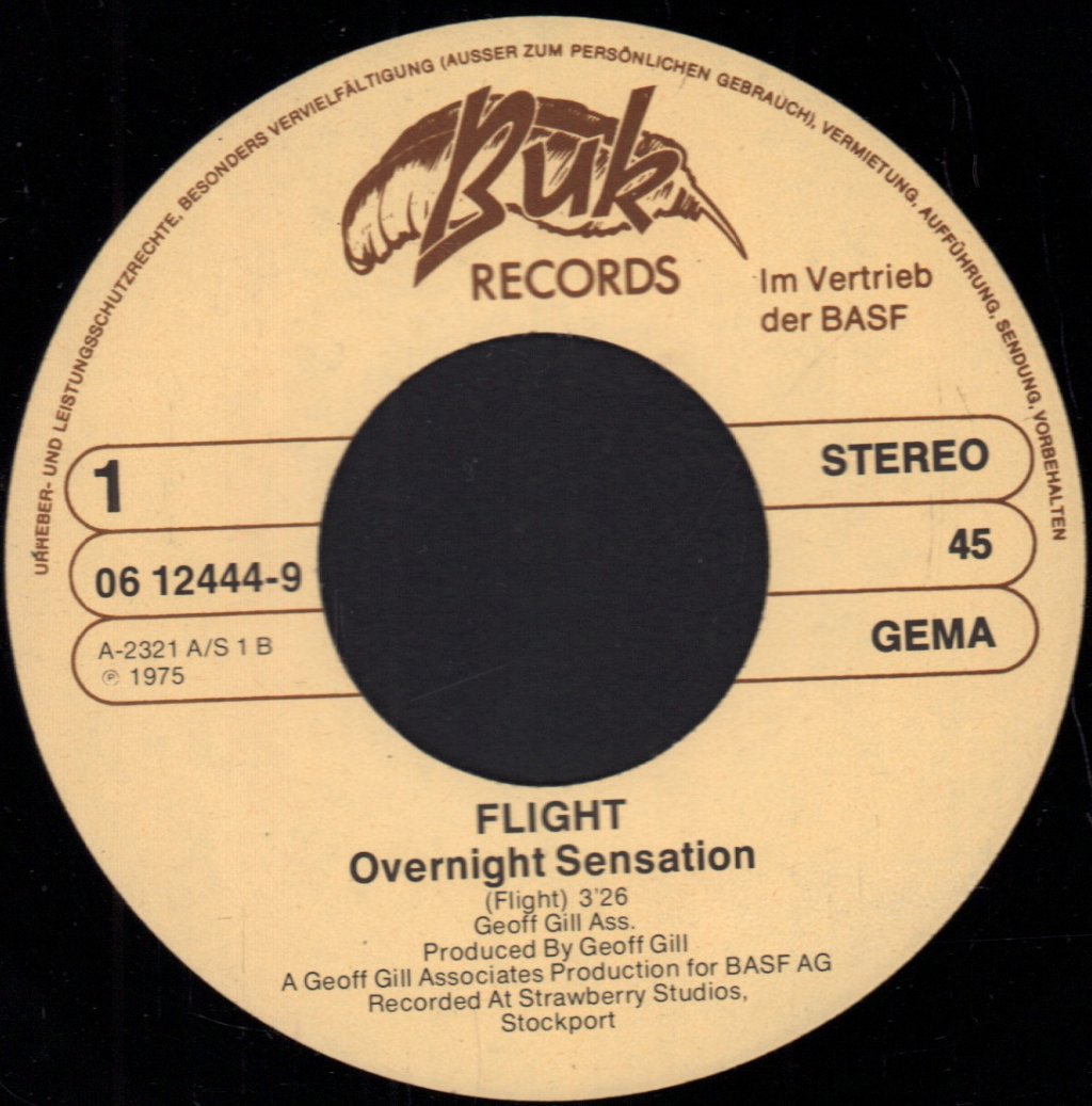 Flight - Overnight Sensation - 7 Inch